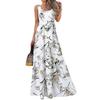 Urban Casual Print Dress With Belt For Summer Fashion Enthusiasts