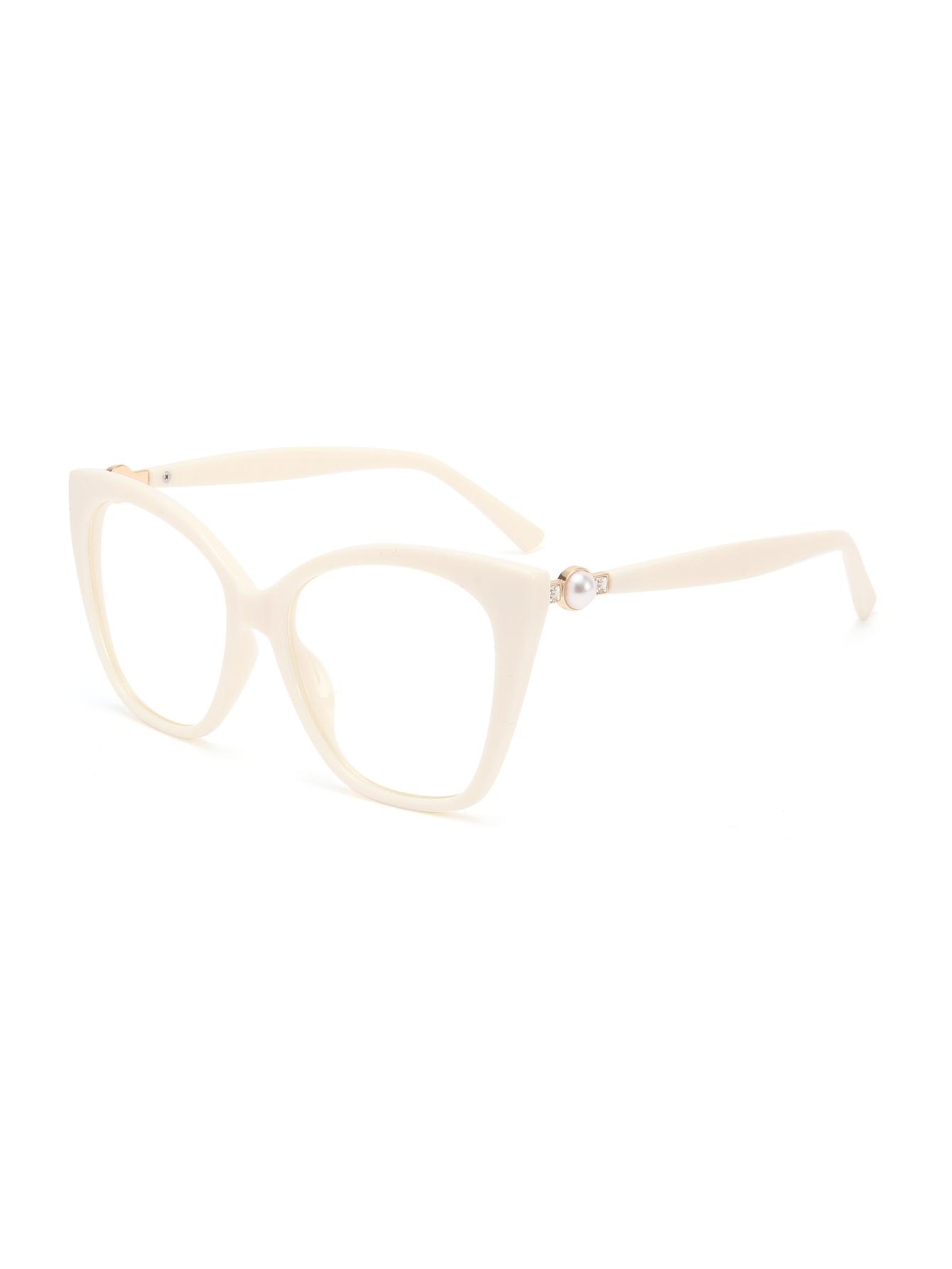 

Big-frame cat s eye glasses trend computer goggles fashion flat mirror with myopia frame High Quality Premium Material