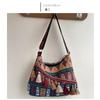 Spring and Summer New Medium Tassel Casual Retro Large-capacity Women's Shoulder Bag Crossbody Women's Bag