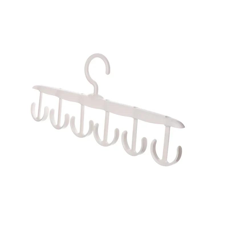 

Вращающаяся на 360° вешалка для бюстгальтеров | Многофункциональная стойка с крючками | Компактное хранение для маек, шляп, ремней, сумок, жилетов