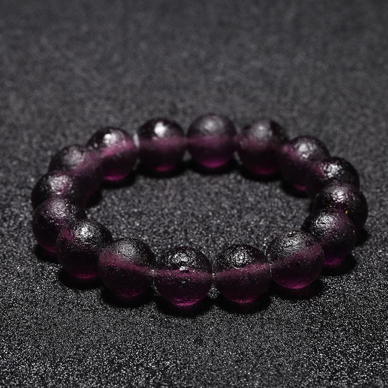 1Pcs Meteorite Bracelet Energy Jewelry Green Peridot Woman Man Elastic Bracelet