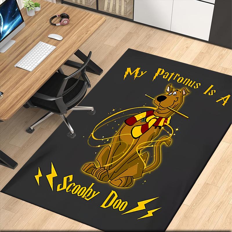 Scooby-Doo Printed Carpetrugfor Office Chair Living Room Bedroom Kitchen Room Decor Gifts