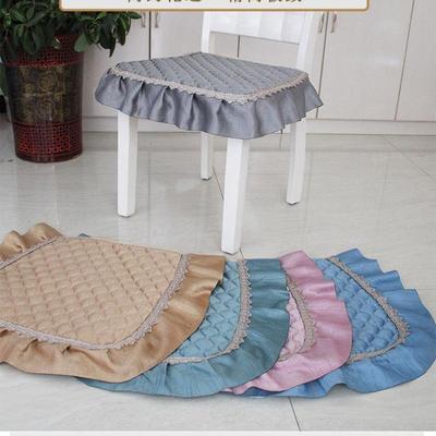 Europe Home Dinning Chair Cushion Seat Pad with Bandage Office Cushion Four Season Soft Sit Mat Chair Protect Pad Anti Slip and Dirt Resistant Cleaned