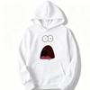 Autumn Winter Warm Interesting Facial Expressions Printed Sweatshirt Comfortable Loose Soft Long Sleeved Drawstring Pockets Casual Sports Coat Hoodies
