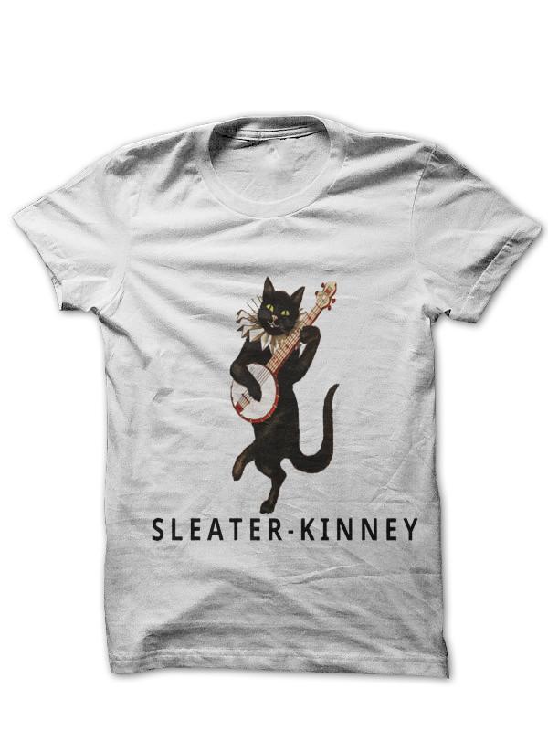 Vintage Jumpers Sleater Kinney Band Gift Funny White S5XL Shirt BB057 Unisex T-Shirt M