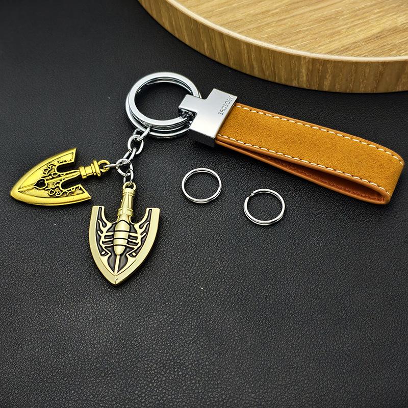 Golden Wind Stand Arrow Keychain - JOJO's Bizarre Adventure Backpack Charm