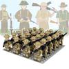 Small Particle Soldier Building Blocks Durable Abs Plastic Construction