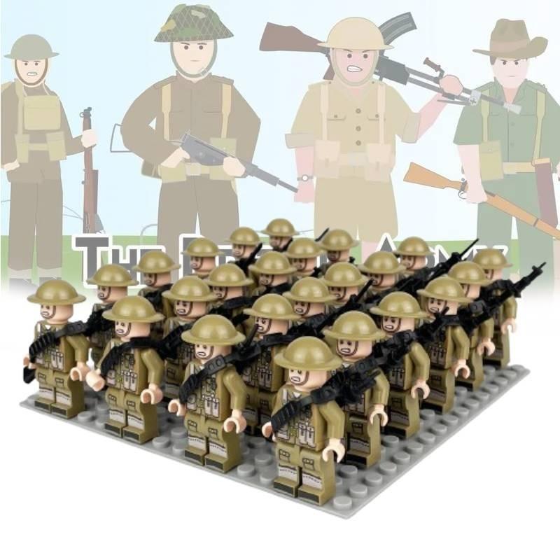Small Particle Soldier Building Blocks Durable Abs Plastic Construction