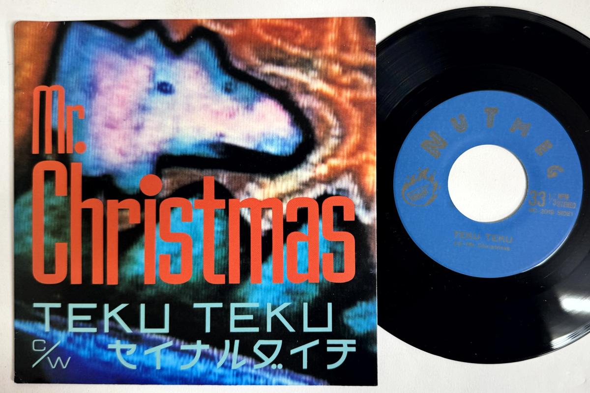 

7inch Record MR. CHRISTMAS Teku Teku NC2019 Nutmeg 1990 Japan Japanese PopRock Used
