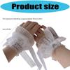 2PCS Elegant Lace Hand Sleeve Japanese Korean Style Wrist Cuffs For Cosplay And Photoshoot Comfortable Elastic Design