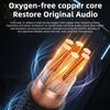 KEYSION HIFI OFC 3.5mm to 2RCA Audio Cable Gold Plated Plug Male to Male Stereo Aux Cord Y Splitter for Speaker Decoder Amplifier