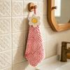 Hand Towels with Hanging Loop Super Soft Quick-Dry Absorbent Hand Towels for Kitchen Bathroom Office Gym Multi-Use Decorative And Hygienic Cleaning