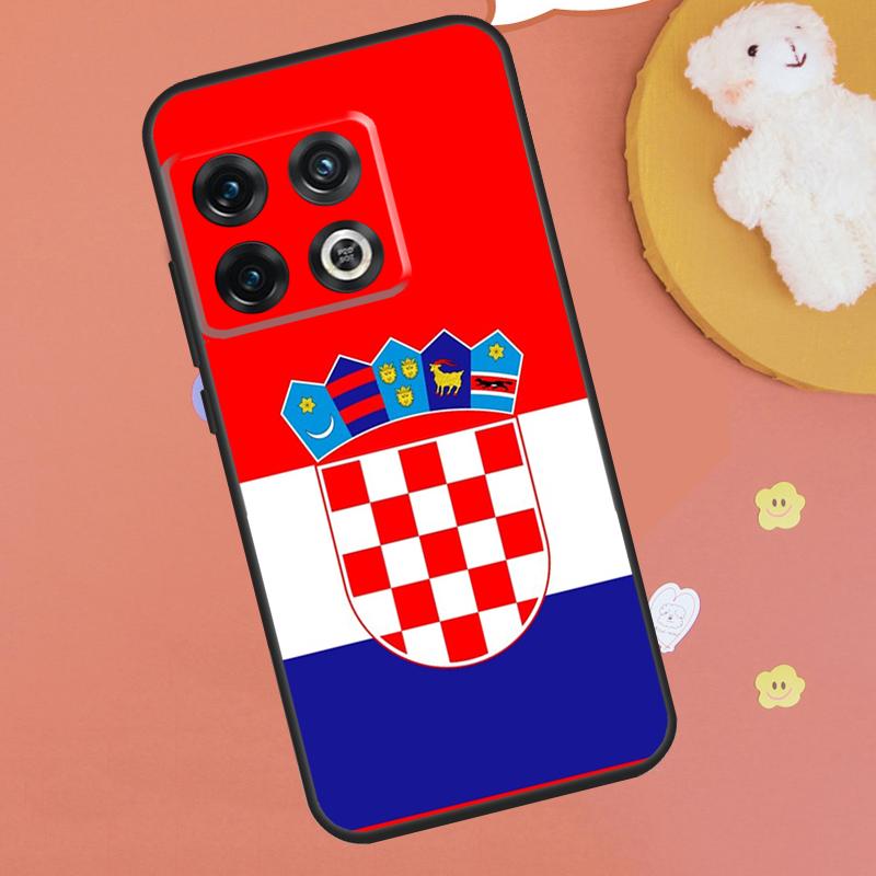 Croatia Flag Case For OnePlus 13R 12R 10R 13T 15 13 12 11 10T 8T Nord CE 4 3 2 Lite N20 N30 Nord 5 Funda