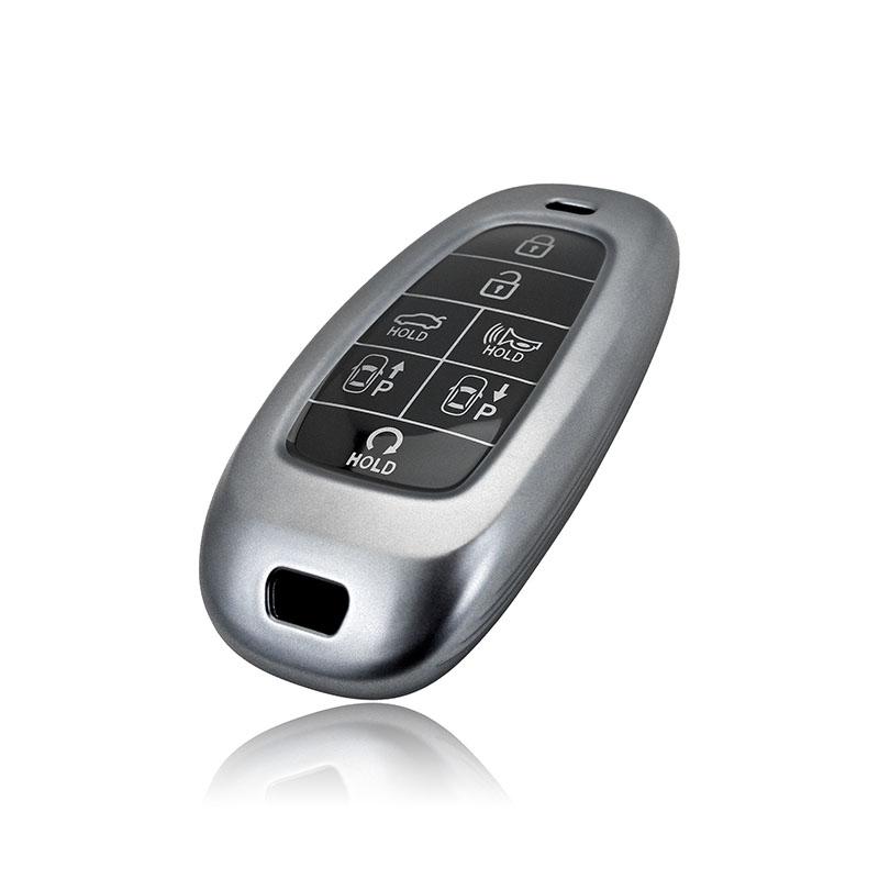 

Car Key Holder Case Cover For Hyundai Tucson Solaris Sonata Hybrid Nexo Nx4 Santafe Dn8 4 5 7 Buttons Accessories