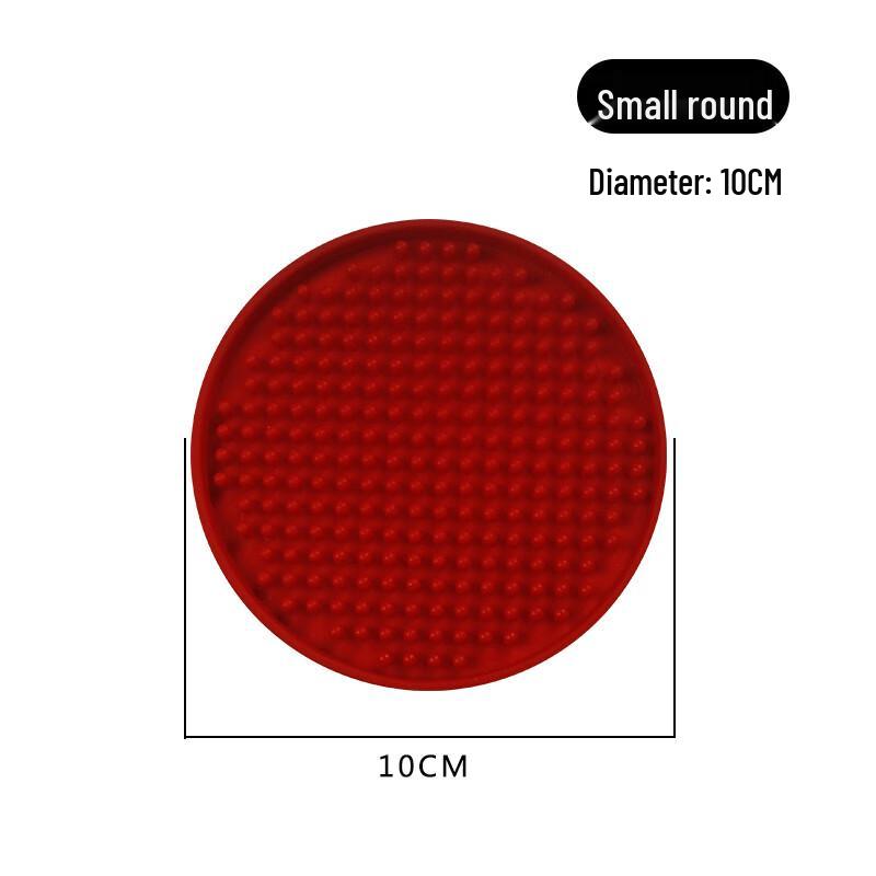 Rundes Silikon-Untersetzer-Set