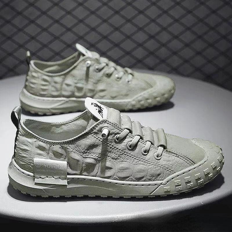 Fashion Men's Sneakers Canvas Breathable Casual Shoes Men's Slip On Walking Flats That's Shoes Vulcanized Shoes Fashion Men's Shoes2025