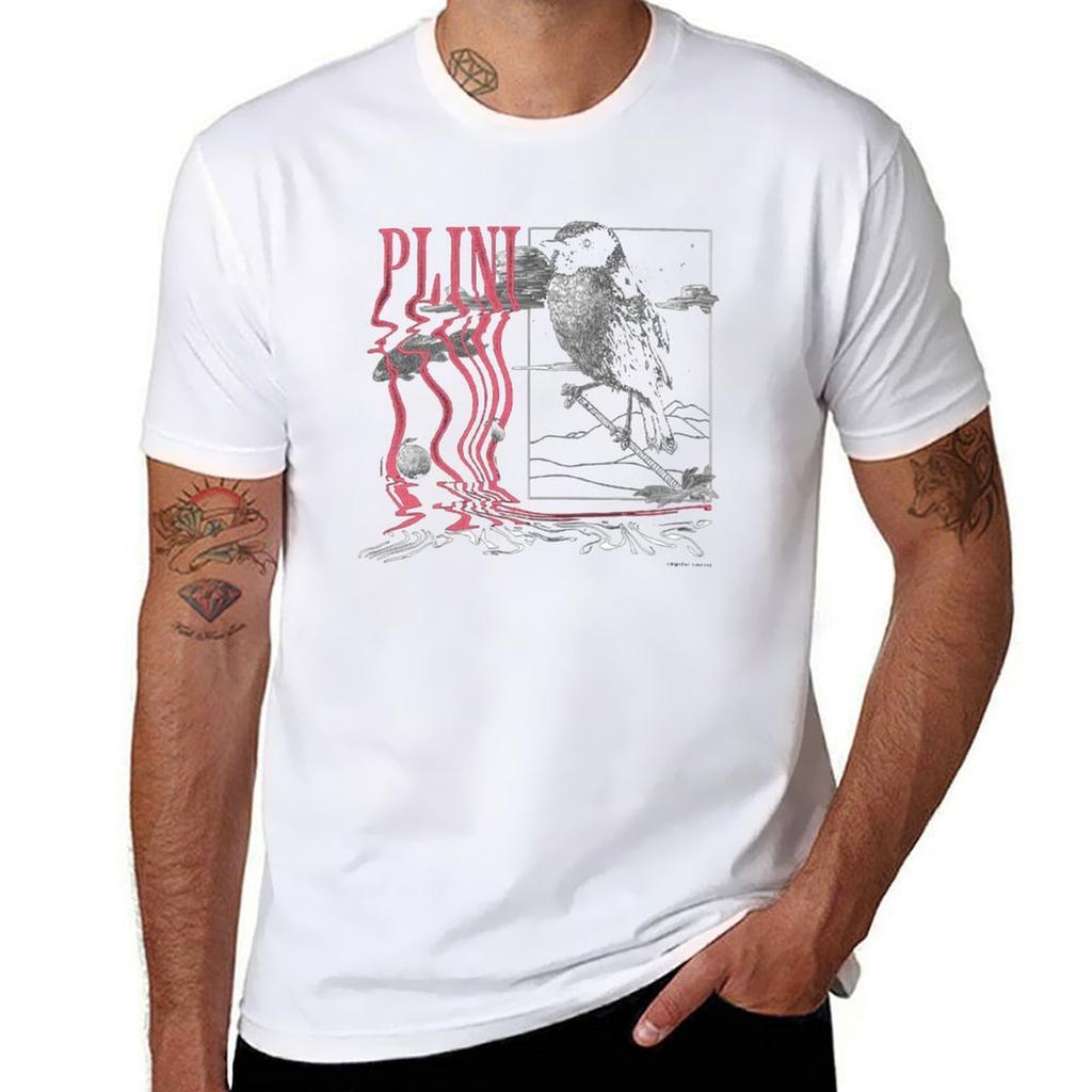 Plini T-Shirt Cotton T Shirt Man T Shirts for Man Pack White T-Shirt