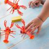 4Pcs Entertainment Smooth Edges Burr-free Simulation Lobster Model Boys Girls Pull Cord Toys