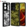 (Comes with wrist strap)IBMRS for Motorola Moto G85 Case,Anti-Fingerprint TPU Thin Phone Cases Cover Protective Shockproof (Camo Black)
