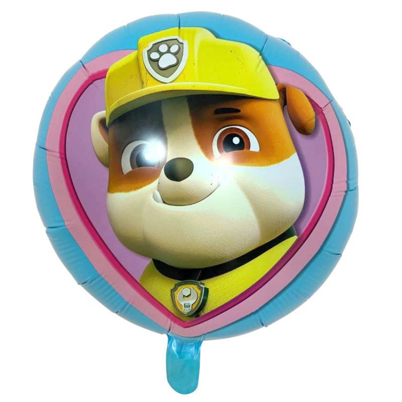 18 Inch Paw Patrol Foil Balloons for Birthday Theme Party Decorations Rubble Skye Ryder Paw Patrol