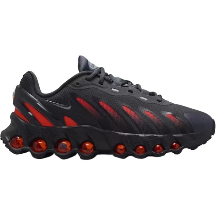 Nike Air Max Dn8 GS Smoke Grey Team Orange Kindersneaker Schwarz Dunkel-Rauchgrau Hell-Karbon HF7310-012