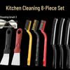 Multi-Functional Kitchen Stove Cleaning Brush Set for Stain and Oil Removal