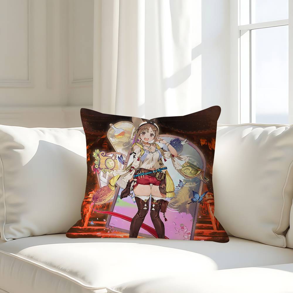 S-Slash Girl E-Endless Run Cushion Cover Pillow Cover Decor Pillowcase Printed Cushion Case For Couch