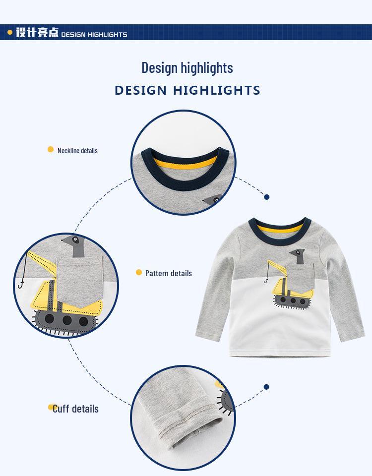 27kids Children's Spring Long-Sleeve T-Shirt for Boys - New Collection