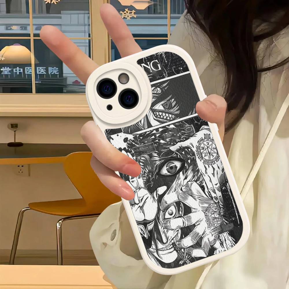 

Classic Japanese Anime H-Hellsing Phone Case For IPhone 16 15 14 13 12 11 Pro Max Plus Shockproof Leather Cover iPhone 16