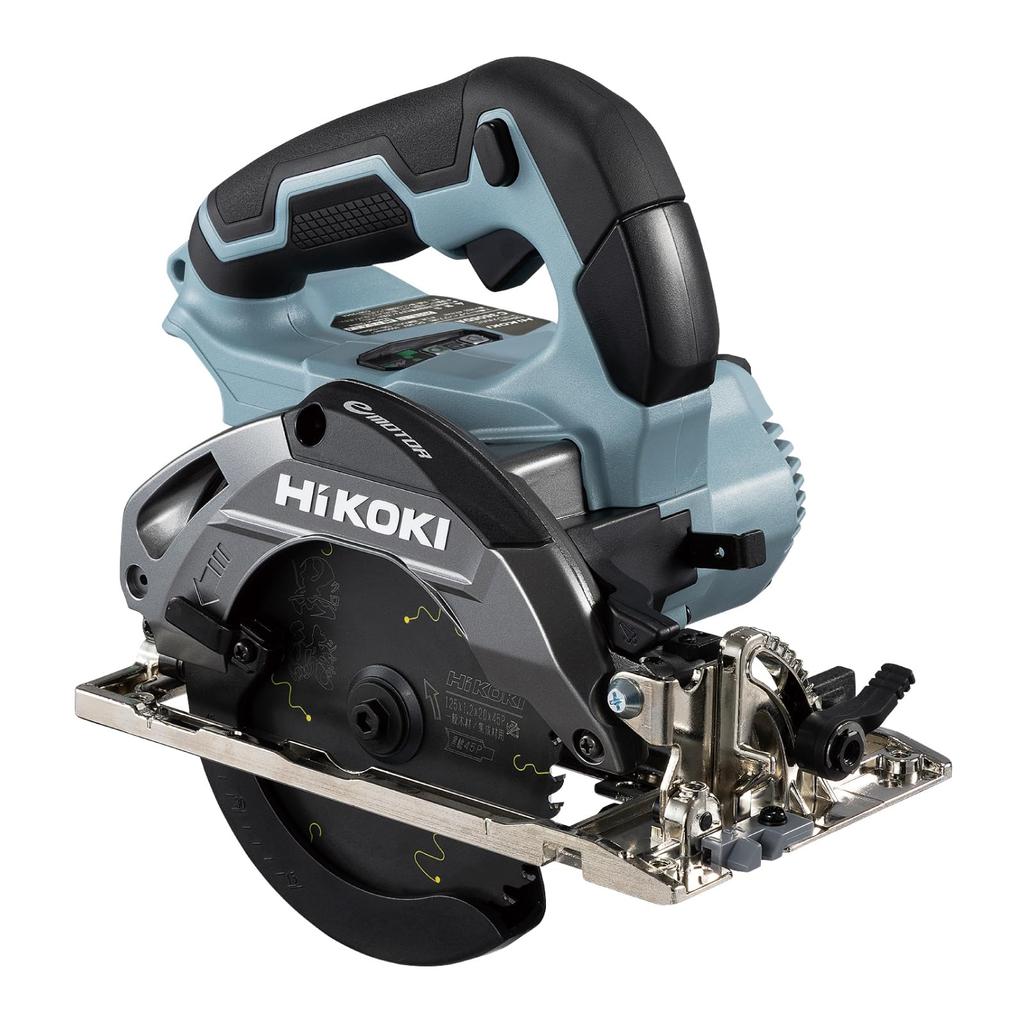 HiKOKI 36V Cordless Circular Saw with a 125mm Blade Limited Edition Ice Gray and Case Sold C3605DA(SK) Diameter, (Battery, Charger, Separately)