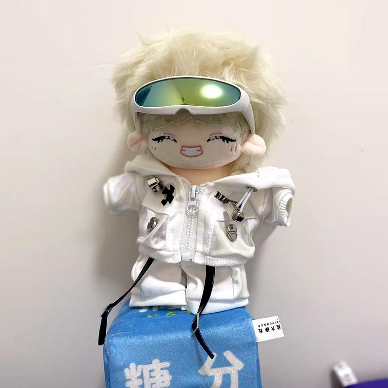 Tae Hyung Kim 20cm Cotton Stuffed Doll Toys for Children Adults Collectible Gift for Fans Handsome Idol Boys Model Plush Puppets