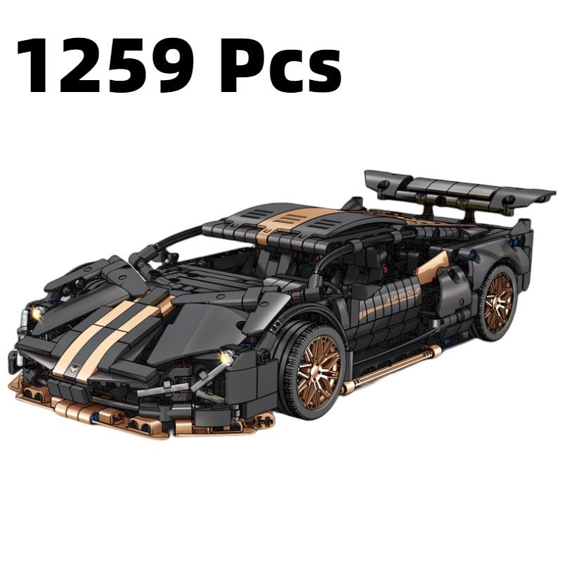 Highly Popular Cyberpunk Lamborghini Carriage Edition Lego Model Remote Control Car Toy