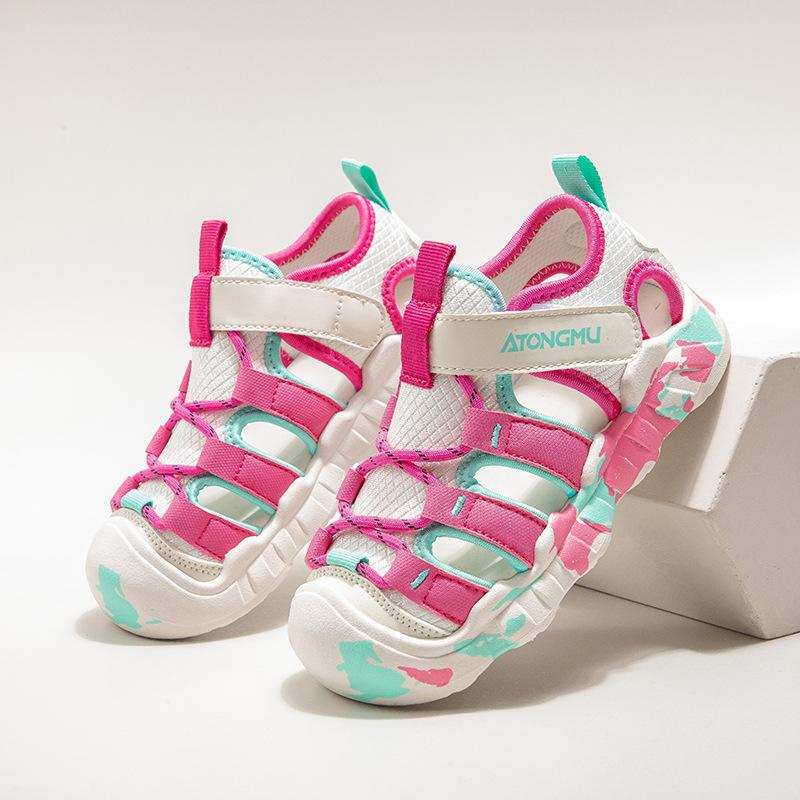 New Summer Girls Beach Shoes Outdoor Hiking Shoes Boys and Girls Sports Sandals