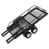 Dual Axles 1 24 Scale RC Trailer for Hauling Behind Cars for SCX24 for FCX24 RC Crawler Upgrade Parts