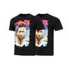 Adidas Messi Grafik Nummernaufdruck Fußball Sport Kurzarm T-Shirt Herren Oberteile Schwarz HA0931