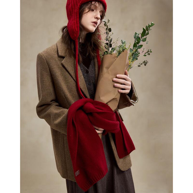 Demana Wollmischung Tweed-Blazer für Damen