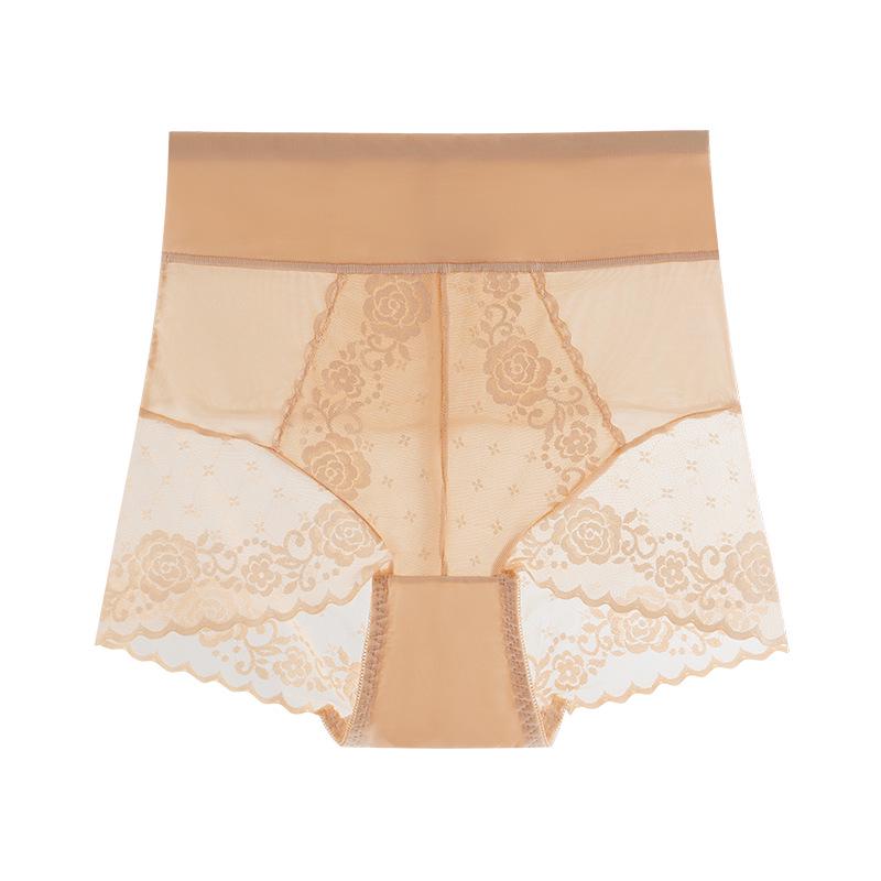 Women s High-Waisted Tummy Control Butt-Lifting Seamless Panty with Breathable Cotton Crotch Extra Large