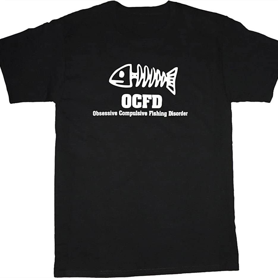 Decked Out Duds Obsessive Compulsive Fishing Disorder Funny OCFD Tee Mens 100 Cotton Casual Tshirts Loose Top Size S3XL S