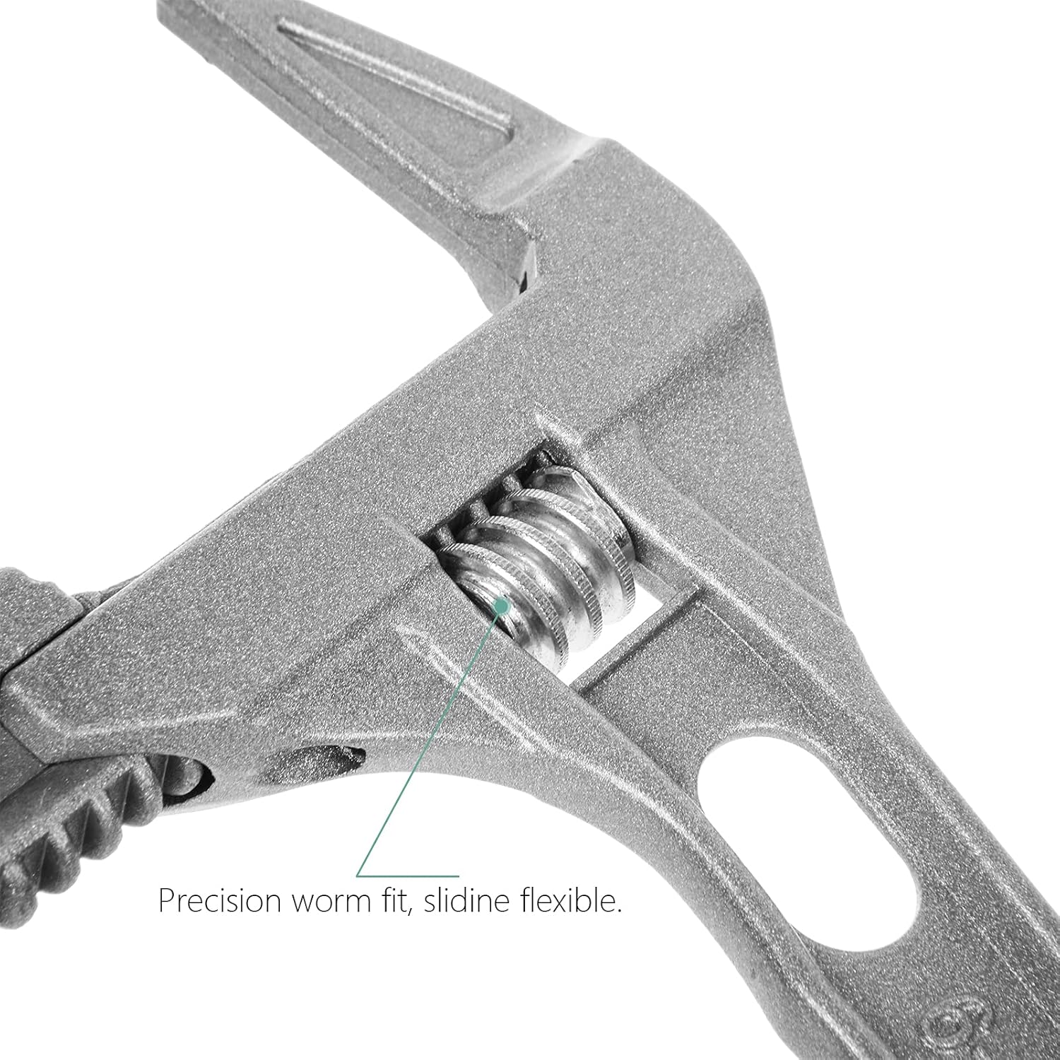 PETTYOLL 2PCS Adjustable Wrench, 16-68mm Mini Adjustable Spanner short Shank Large Openings Ultra-thin Wrench, Aluminum Alloy Repair Tools for