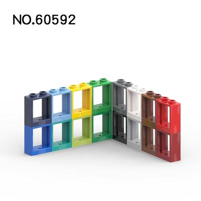 20 Stück MOC Teile 60592 79128 Fenster 1 x 2 x 2 Flache Vorderseite Kompatible Steine DIY Bausteine Partikel Kinder Puzzle Gehirnspielzeug Geschenk