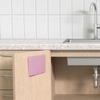 Holder/Hanger For Kitchen Towel/Cloth, White, Metal