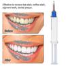 Gel de Blanchiment Dentaire Peroxyde d'Hydrogène 35% Double Seringue Soin Buccal Blanchiment des Dents 5ml