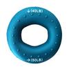 Hand Grip Strengthener Ring Silicone Comfortable Durable Forearm Finger Strength Training Ring Dark Blue 40 50lb