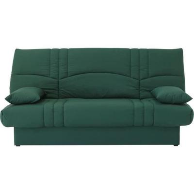 3-seater Click-clack Convertible Sofa - Forest Green Fabric - L 190 X D 92 Cm - DREAM - Contemporary Style