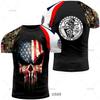 T Veteran Usa Us Army Shirt For Men Clothing Combat Military Camouflage Tshirt 3d Skull Printed Short Sleeve Olive Beige Tshirt