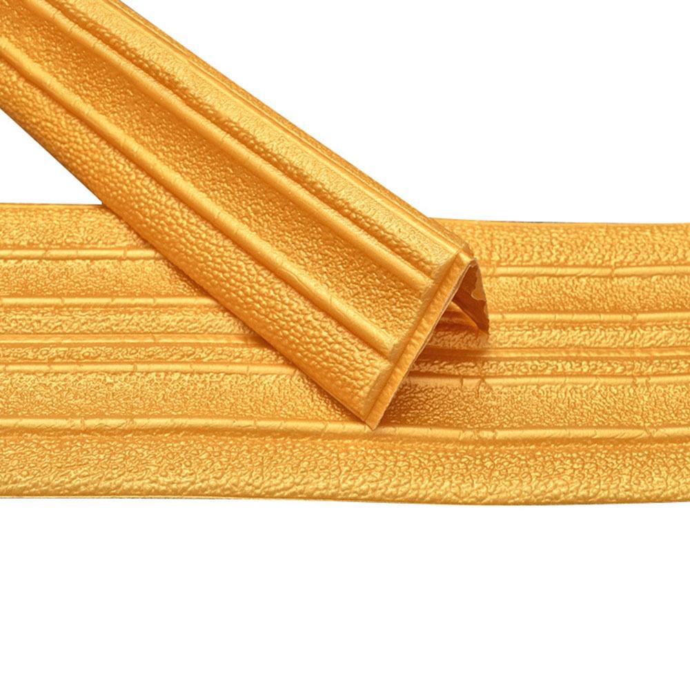 230cmX14cm Wall Edge Strip Stickers XPE Foam 3D Skirting Line Ceiling Decoration Strip  Home Decor