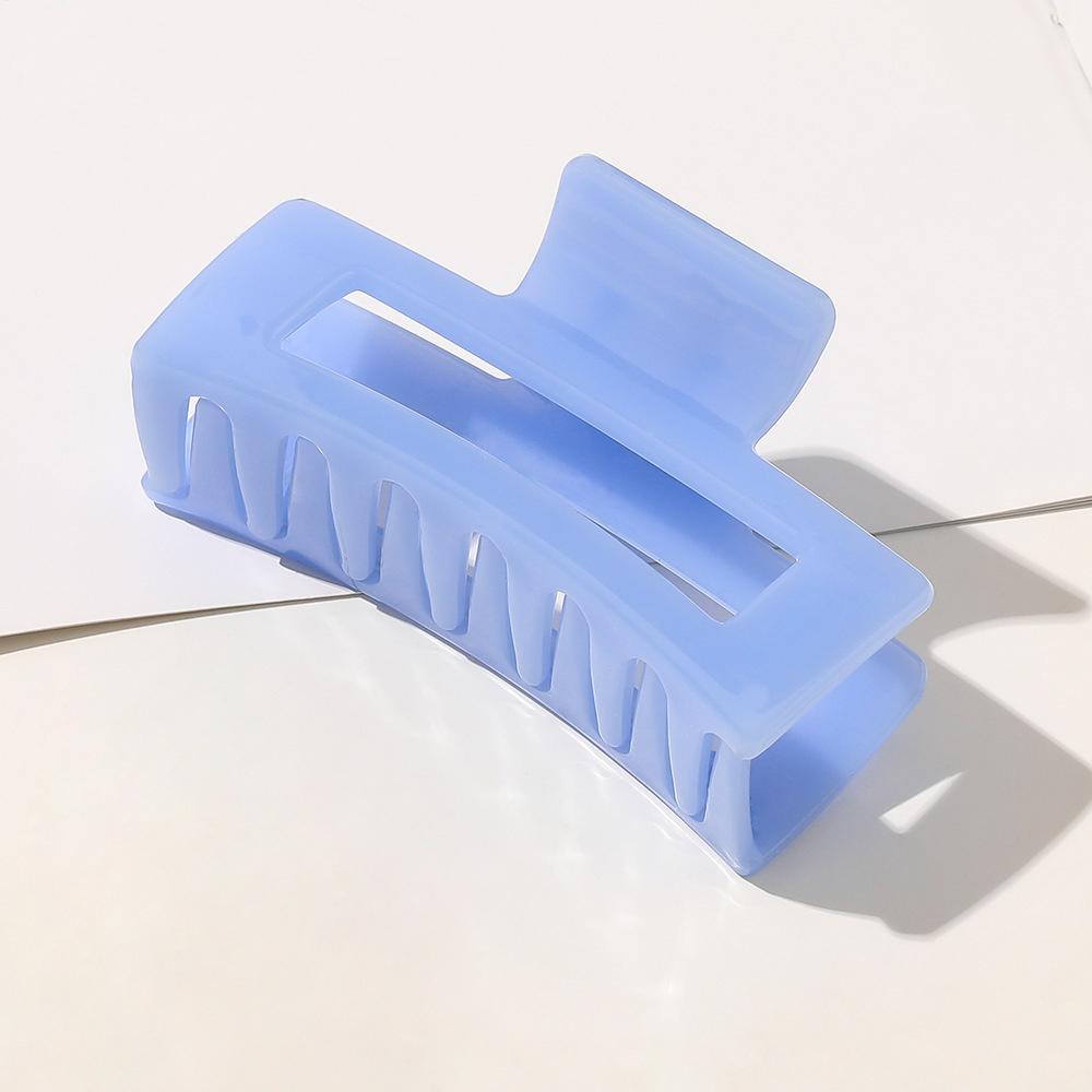 

8,5 см Матовый пластиковый зажим-краб для волос для женщин Заколки для волос однотонные Заколки-крабы Модные аксессуары для волос