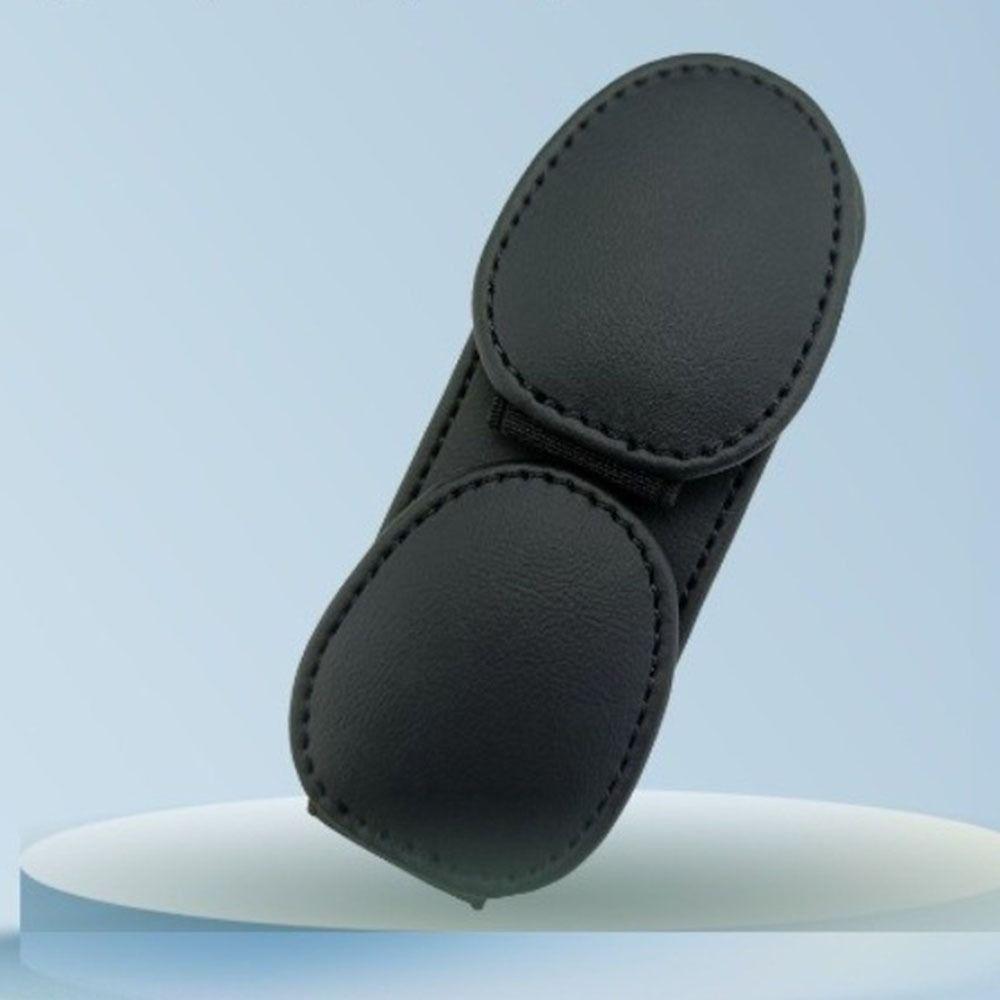 PU Leather Car Sunglasses Frame Double Clip Eyeglasses Storage Clip Car Glasses Holder  Truck