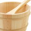 Sauna Bucket and Ladle Water Practical Large Capacity with Handle Accessories Set for