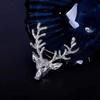 Stylish 'One Deer Has You' Silver Animal Brooch – High-End Fashion Clothing Accessory